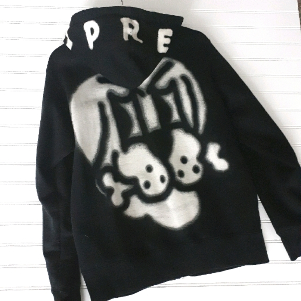 SUPREME Bone Zip Hoodie Sweatshirt